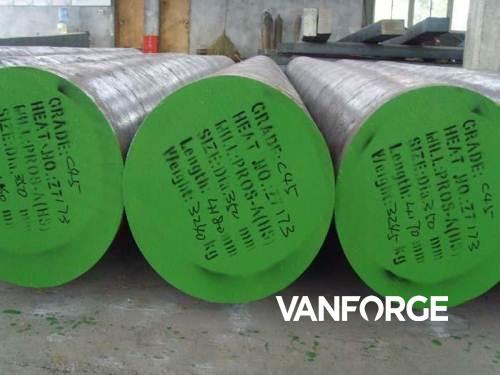 Industrial Forged Tool Alloy Steel Round Bar Open Die Forged Customized Length