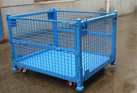 Chinese Warehouse Collapsible Steel Wire Mesh Pallet Cage