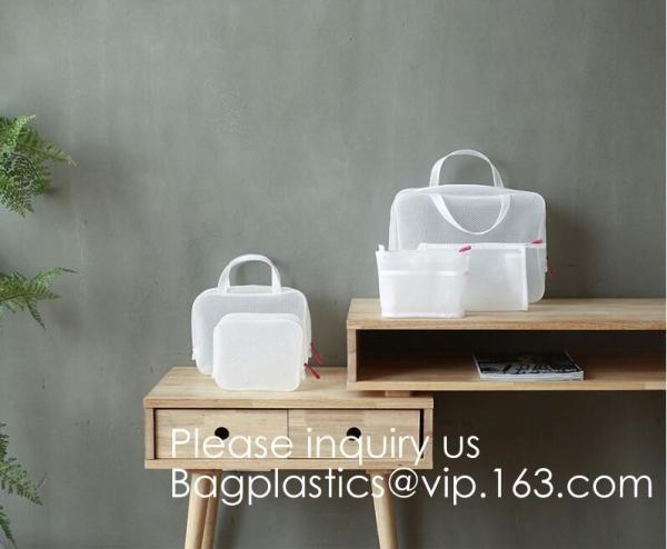 Women Makeup Organizer Pouches Tote Travel Toiletry Bags Transparent PVC Cosmetic Bag,Makeup Pouch Travel Clear Cosmetic