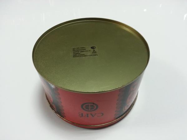 Metal cartuchos do chá da lata, Coffe/especiarias/recipientes folha-de-flandres do bolo
