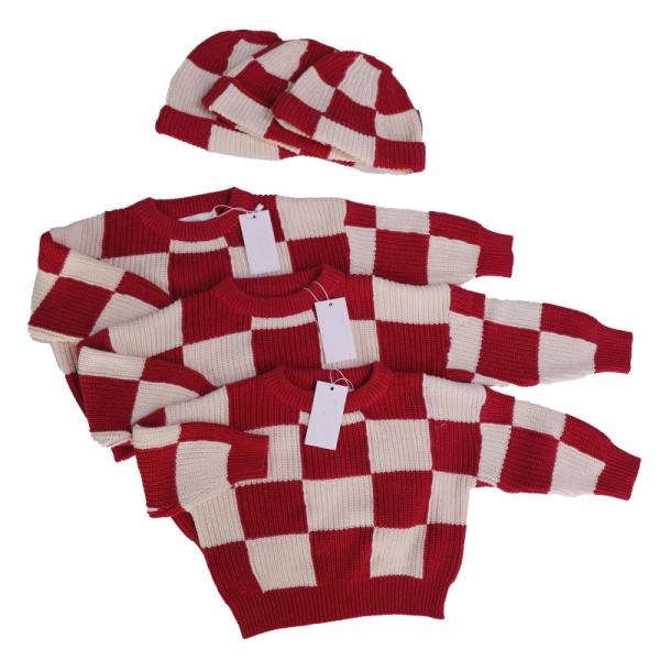 Camisetas 2PCS feito-à-medida com desgaste 100% da malha do algodão de Beanie Cozy Puff Sleeve Sweater para as meninas