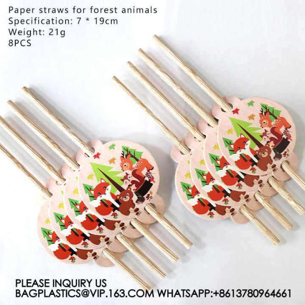 ANIMALS PARTY TABLEWARE SET PAPER PLATE KIDS BIRTHDAY THEME CARTOON ANIMALS PARTY DECORATION DISPOSABLE TABLEWARE