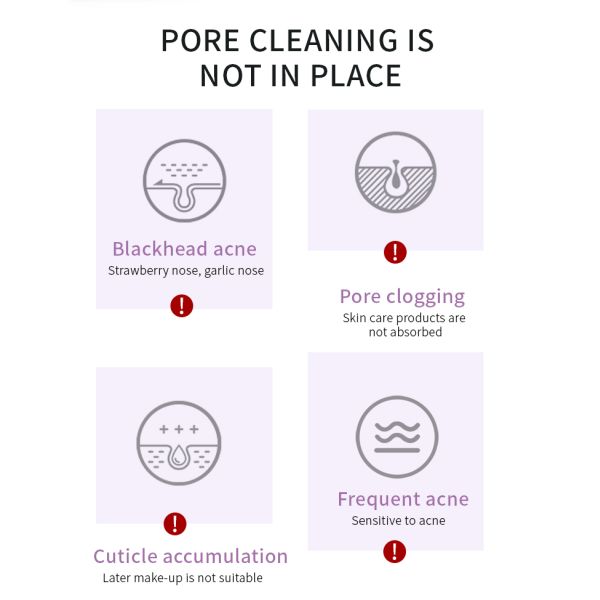 Глубокая очищая маска грязи глины Cleanser поры угорь маски глины баклажана лицевая