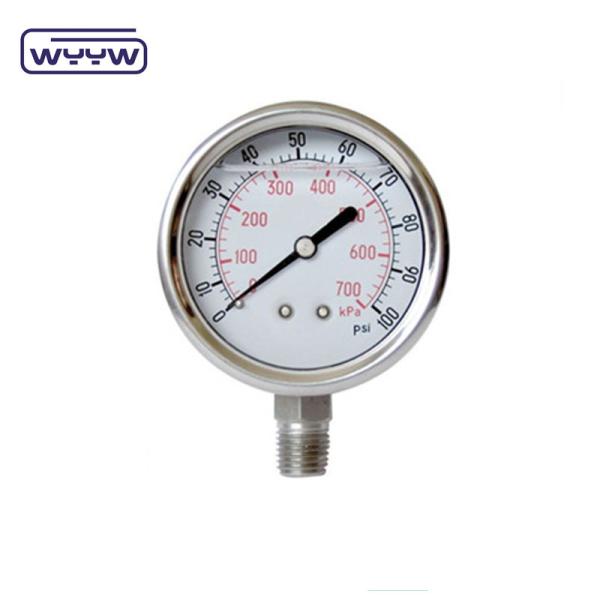 2.5 industrial oil filled pressure gauge price