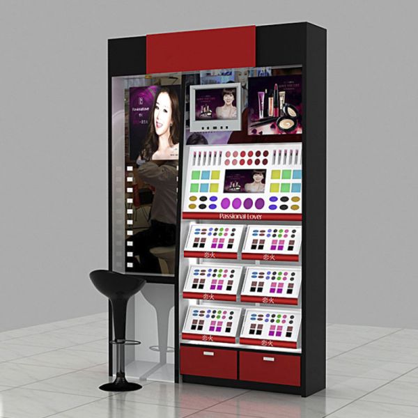 Double-sided Light Duty Cosmetic Store Display Shelves for Shop Counter Design