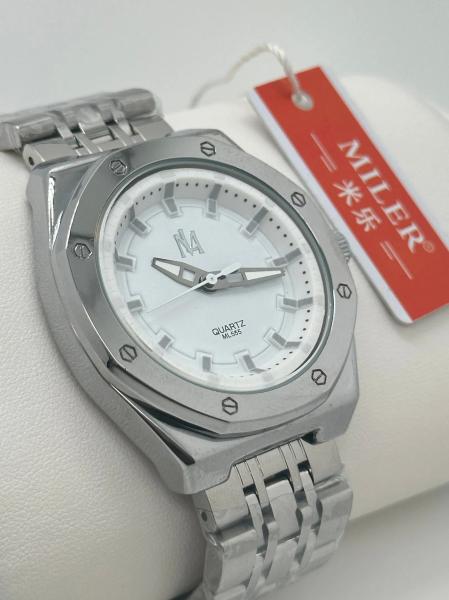 Ropa de cuarzo Miler Reloj de acero inoxidable Banda 30m Inodoro