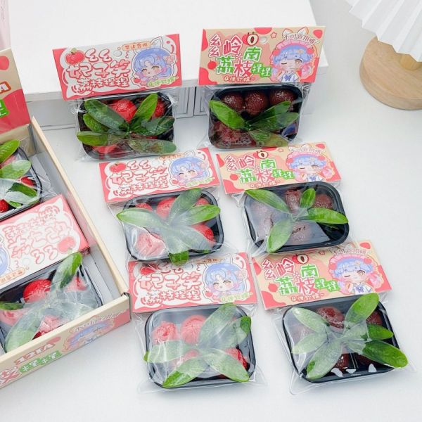 Juguetes de compresión creativos Comida Frutas Enjuague Presión de liberación de rebote rápido