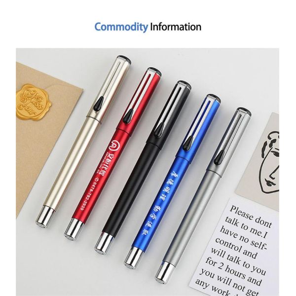 Advertising Promotion Plastic Creative Gel Ink Pen 0.5mm Business Signature Pen