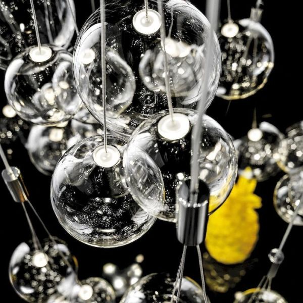 Royal Glass Ball Pendant Lamp Burst Multi-Light Pendant（WH-AP-608）