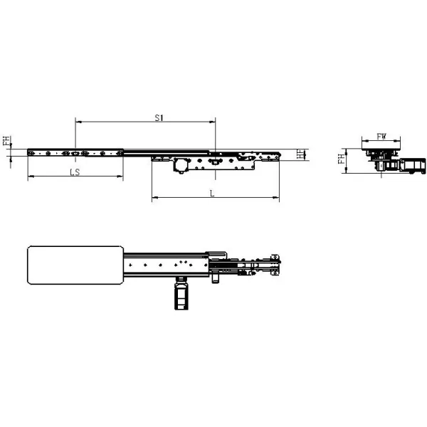 50m/Min  Redefined Telescopic Bin Telescopic Fork Forklifts Lead Precision