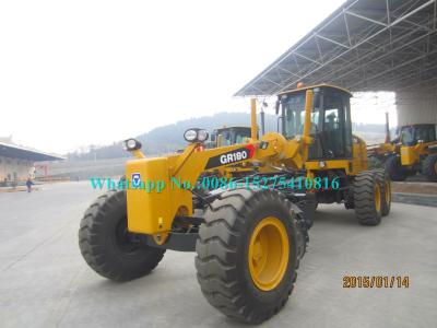 Graduador médio GR1803 GR180 180HP 15400kg da estrada do estojo compacto da maquinaria de construção de estradas