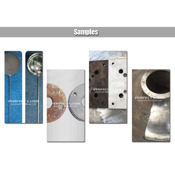 машина лазера удаления ржавчины уборщика лазера волокна 100w очищая для алюминия утюга нержавеющего