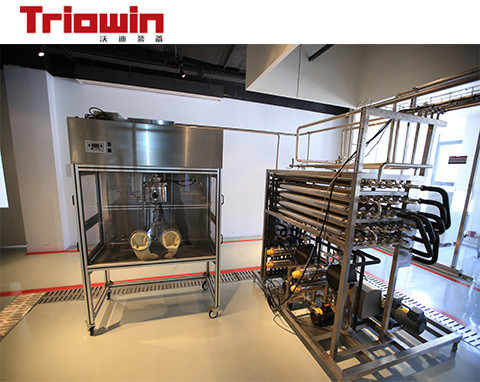 High Precision Aseptic Filling Line UHT100L / H Sterilization Machine Homogeneous Machine