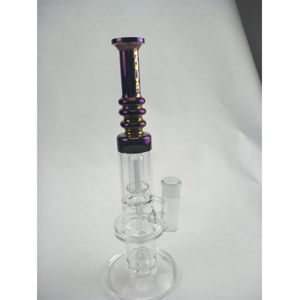 Straight Smoking Water Pipe Tobacco Glass Water Hookah Shisha Pipe 500g