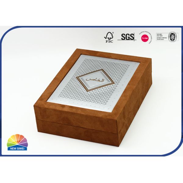 Собираться бумажный прикрепленный на петлях логотип коробки плеча крышки горячий серебряный штемпелюя