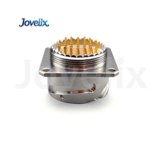 PM4-32-1K1B Flange Mount Circular Connector Plug 32 Core Industrial Connector