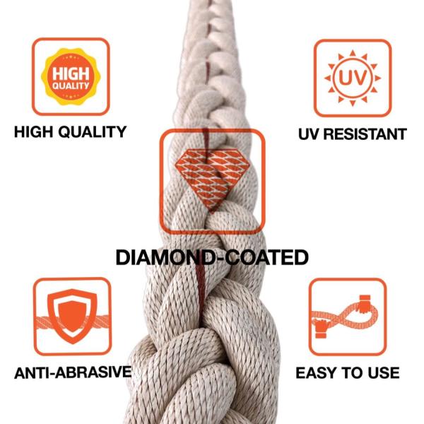 High Strength PP Danline Double Twisted 8 Strands Polypropylene Rope 8S For Fishing Mooring Marine