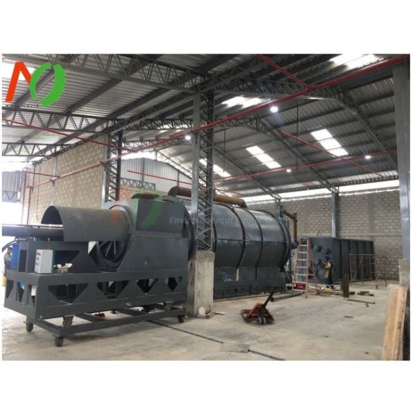 Coconut Shell Charcoal Making Machine Carbonization Of Biomass for Energy Mining