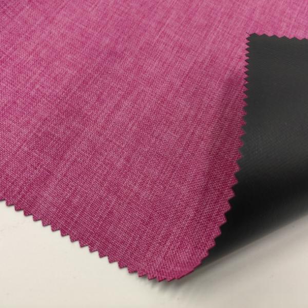 100% Polyester Ideal For Environmentally Friendly 600D Cation PVC Coated Fabric