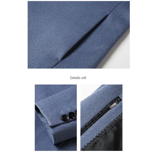 Chaqueta de lana chaqueta de lana australiana mono pectoral de manga larga chaqueta de peluche de pavo para hombres