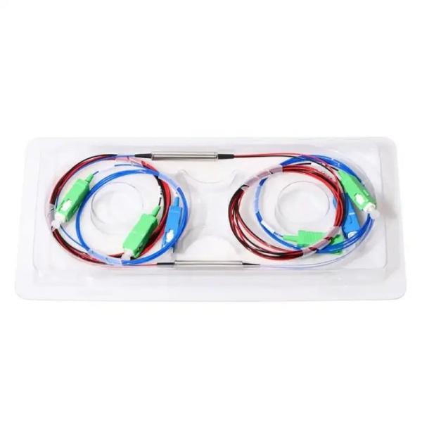 Micro tube en acier 1310nm 1490nm 1550nm Longueur d'onde de fibre optique Division FWDM Multiplexeur pour EDFA