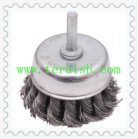 Twist Knotted Rod & Bowl Wire Wheel Brushes TRT09
