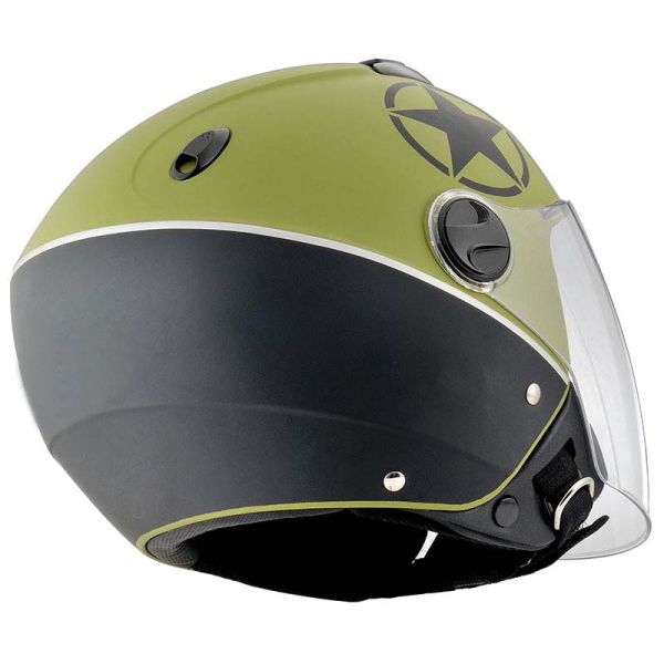 Electric Scooter Bike Open Face Helmet with Quick Release System and ECE Standard