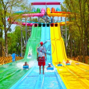 Multiple Octopus Racer Slide Aqua Park Outdoor Public Sport For Leirsure