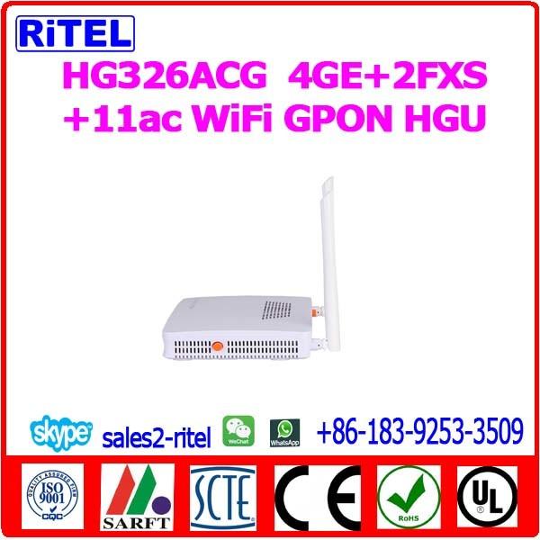 HG326ACG      4GE+2FXS+11ac WiFi GPON ONU