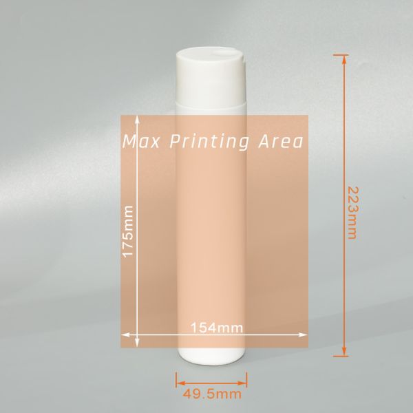 Luxury 300ml Unique Disc Cap Bottle Matte Soft Touch Tamper Proof Packaging