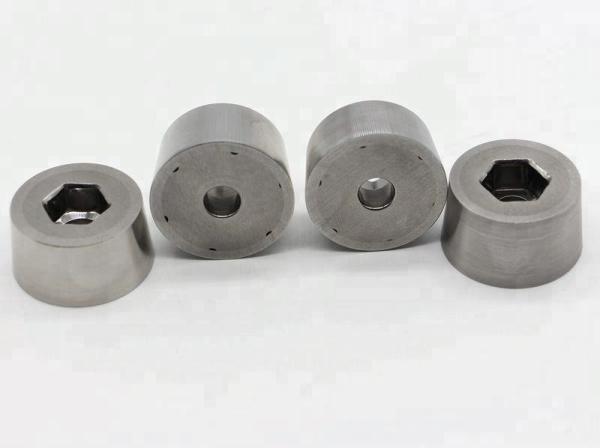 Cold Heading Die Cemented Carbide Nut Forming Die With Surface Polishing CVD Coating
