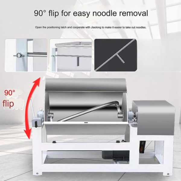 Industrial Dough Mixer with Pie Pizza Bread Mixing Function and 220v Voltage