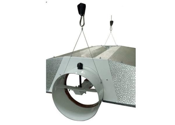 E39 E40 Socket Air Cooled Tube Reflector 6 / 8 Inches Equipped With Safety Cable