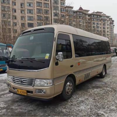 120kw Used Mini Bus Toyota Coaster 23 Seater coach