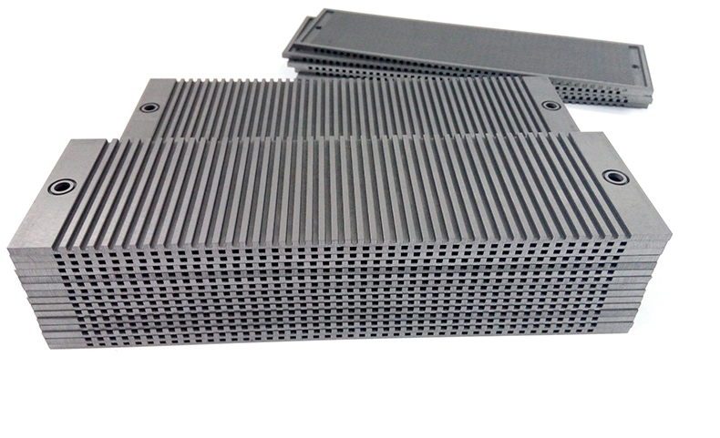 Impermeable 99.9% C Fuel Cell Plate For PEM Battery