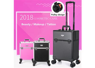 Aluminum Alloy Tattoo Accessories Case Tattoo Travel Box With Pink / Black / Silver