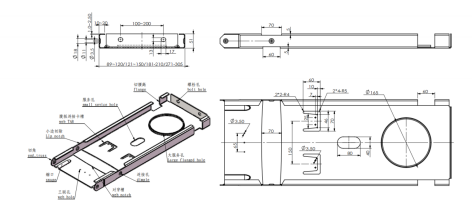 Galvanized Steel Sheet Light Steel Frame Roll Forming Machine for Strip Width of Approx 156mm