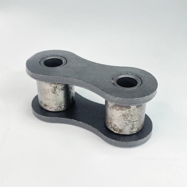 Chaîne à rouleaux en acier forgé à courte portée Chaîne de convoyeur industrielle