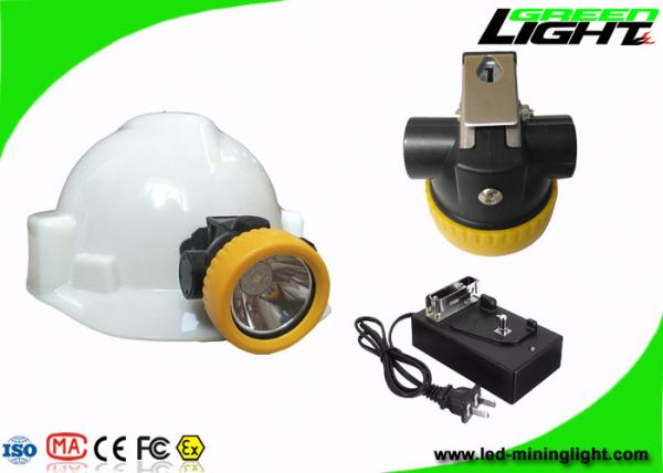 Portable Cordless LED Mining Light Rechargeable Headlamp 2.2Ah Lithium Ion Battery