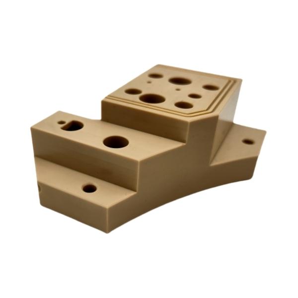PEEK Guías quirúrgicas Partes de fresado CNC ISO 10993 Certificado con tolerancia de 0,01 mm