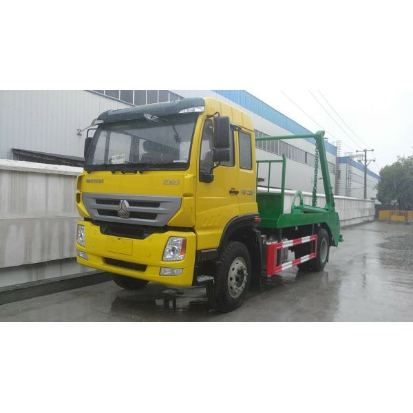 Тип руки качания тележки 10кбм Компактор отброса затяжелителя Синотрук Хоман 4кс2 220хп 10м3 гидравлический