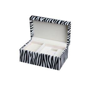 Ensembles d'affichage élégants de bijoux de conception blancs et style à extrémité élevé noir pour la promotion