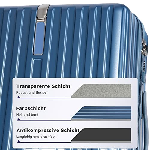 2024 New Fashion Anti-Lock Braking Suitcase Set Hot Sale Custom Logo Travel Trolley Wheels PC Material Luggage