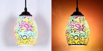 Turkish Style Retro Vintage Pendant Light island lamp single glass pendant lighting(WH-DC-36)