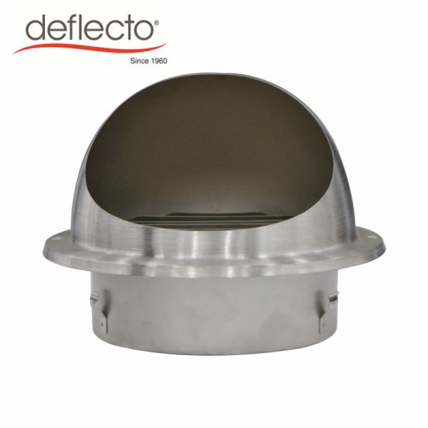 Stainless Steel Air Vent Outlet Wiredrawing Vent Cap 160mm Diameter ISO Approved