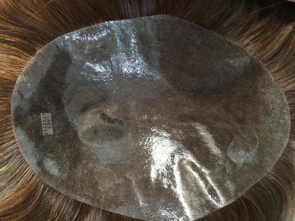 Customizable Mens Human Hair Toupee Single Knot Modern Toupee