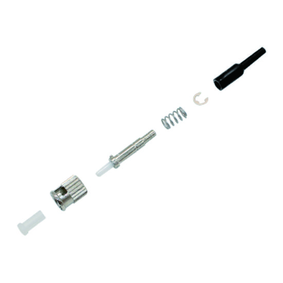Соединитель заплаты волокна сборки на месте Ferrule ST 0.9mm Пре-отполированный оптически