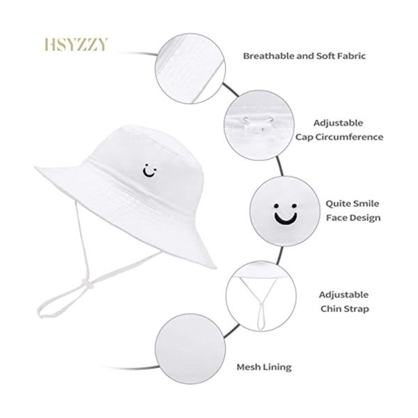 Ткань крышки ведра детей шляпы Солнца щитка ребят лета общая