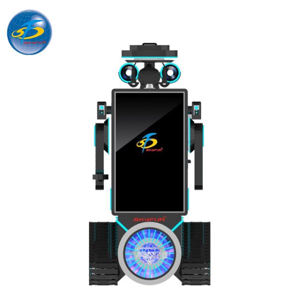 Custom Made Auto VR Game Machine With Cool Robot Appearance 250 kg