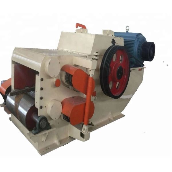 PLC Control Belt Conveyor 500M3 / Hour Drum Wood Chipper